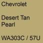 Preview: Chevrolet, Desert Tan Pearl, WA303C / 57U.